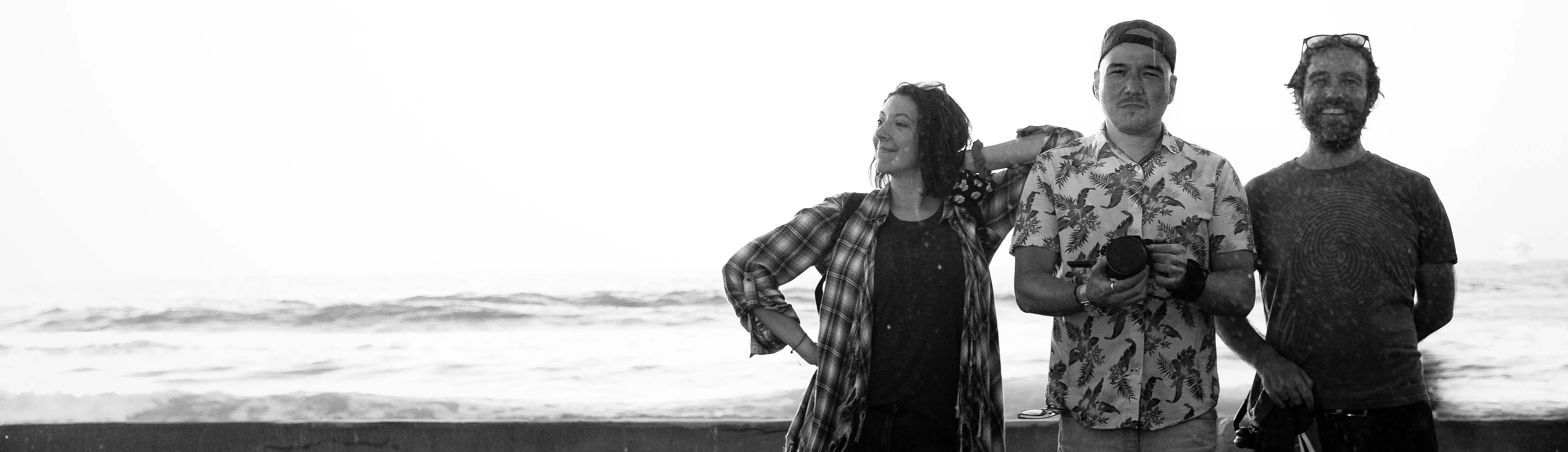 Me at the beach with friends